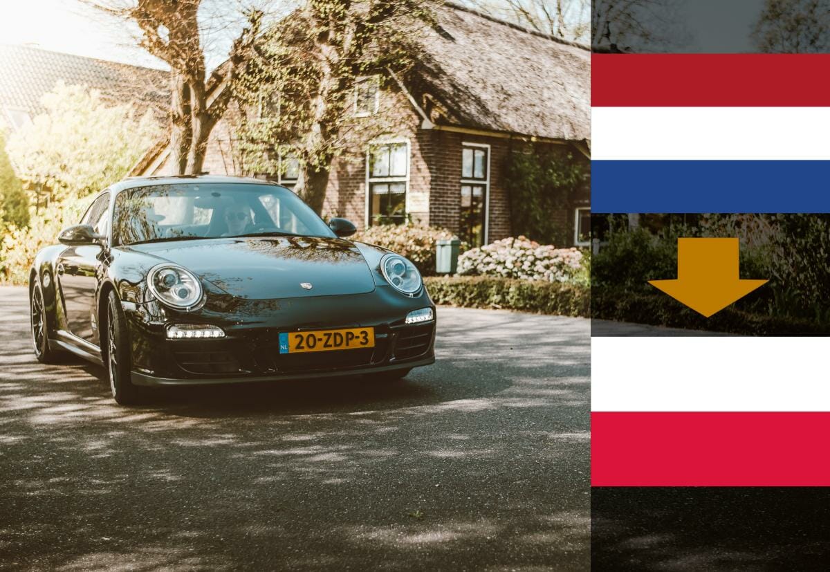 Kupie auto w Holandii na polskich blachach